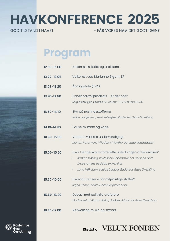 Program til Havkonferencen 2025