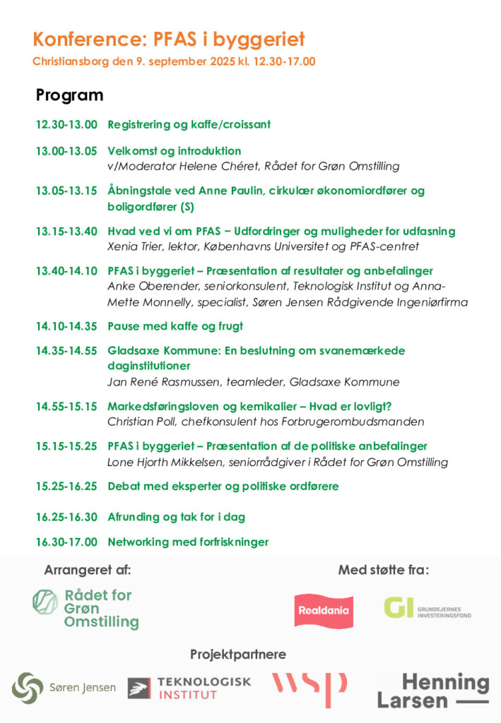 Program – PFAS-konference