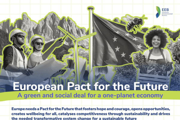 Skriv under på ny grøn pagt for Europas fremtid – en grøn og social pagt for økonomi indenfor de planetære grænser